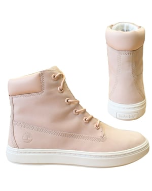 Timberland Londyn Chukka Schnürtrainer Pink Leder Damen Stiefel A1pbd x31a