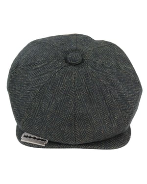 Herren Peaky Blinders Tweedhut mit Rasierklinge