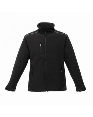 Regatta Herren Sandstorm Workwear Softshell Jacke (Schwarz/Schwarz)