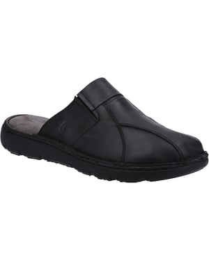 Hush Puppies Herren Carson Clogs Sandalen Schwarz