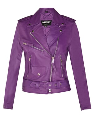 Damen-Bikerjacke aus Rindsleder – Mansfield
