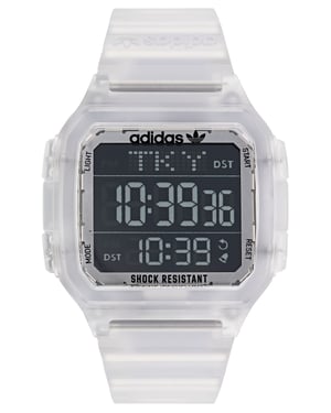 Adidas Originals Street Digital One GMT Unisex Transparente Uhr AOST22049