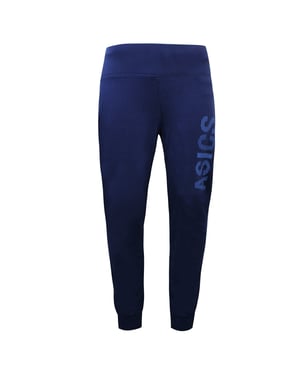 ASICS Logo Womens Navy Trackhose