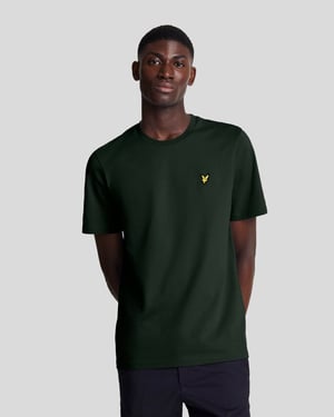 Schlichtes T-Shirt für Herren in Grün