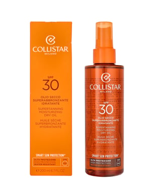 Collistar Supertanning Feuchtigkeitsspendendes Trockenöl SPF30 200 ml