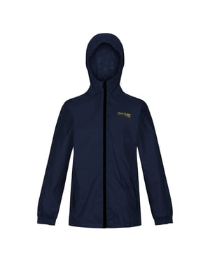 Regatta Great Outdoors Childrens/Kids Pack It Jacket III Wasserdicht Packaway Schwarz