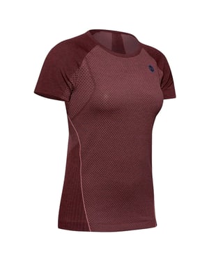 Under Armour Damen nahtloses Training Top T-Shirt Red 1351602 628