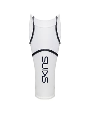 Skins Essentials Herren Weiße Kompressions-Wadenstrümpfe MX