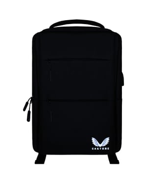 Castore Logo Herren Schwarzer Rucksack