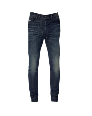 Diesel 1983 Dunkelblaue Denim-R�hrenjeans