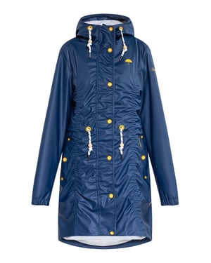 Schmuddelwedda Regenmantel Damen Marine