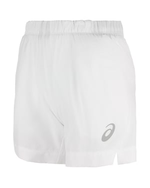 Asics Motion Dry Club Frauen weiße Tennisshorts
