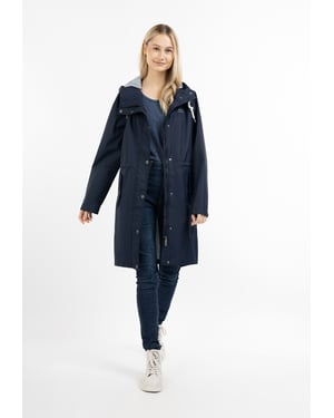 ICEBOUND Regenjacke mit Innenprint Damen Marine