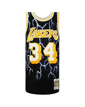 Mitchell & Ness La Lakers Shaquile O'Neal Lightning Mens Weste