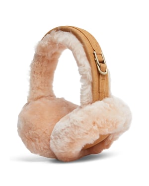 Ohrenschützer für Damen im Winter, superweich, flauschig, hellbraun, warme und gemütliche Ohrenwärmer