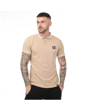 Herren One True Saxon Dixon Polo-Shirt in Sand