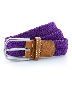 Asquith & Fox Herren Woven Braid Stretchgürtel (Lila)