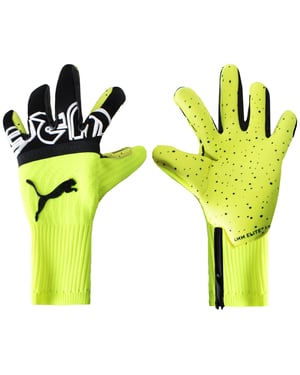 Puma Future Z Grip 1 Hybridspektren gelb/schwarze Männer Torhüterhandschuhe 041752 01