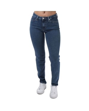 Tommy Hilfiger Rome Mid Rise Straight Jeans für Frauen aus Denim