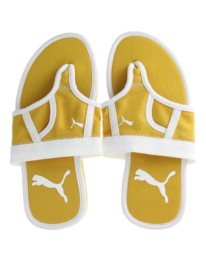 Puma Kordhülle Womens Yellow Flip-Flops