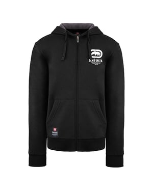 Ecko unltd. Black Track Jacke mit Gesimsmenschen