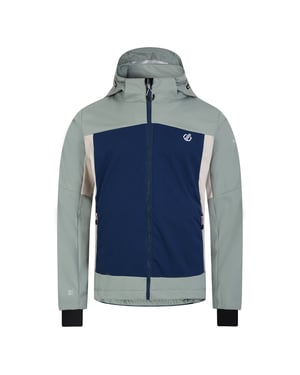 Dare 2B - "Mountaineer" Softshelljacke für Herren (Dunkel-Jeansblau/Lilienblatt Grün)