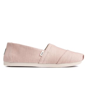 Toms Alpargatas Pink Womens Plimsolls