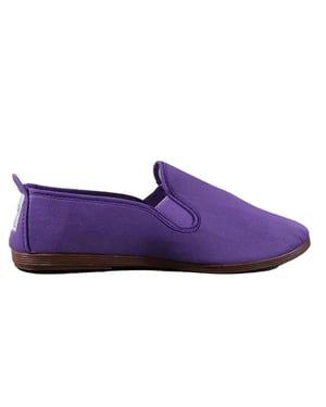 Flosssy Morado Womens Purple Plimsolls