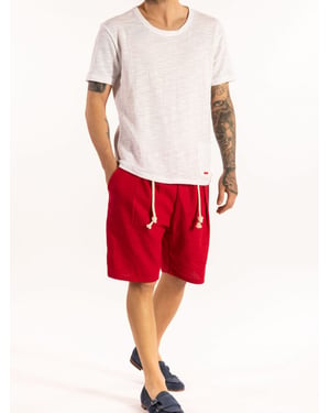 Takeshy Kurosawa Shorts Lino Herren rot