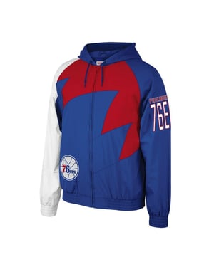 Mitchell & Ness Hai Zahn Philadelphia 76ers Herrenjacke