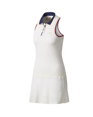Adidas Pharrell Williams NY Damen Weißes Tennis-Kleid