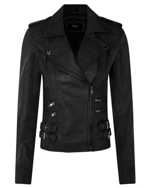 Damen Leder Brando Bikerjacke-Loddon