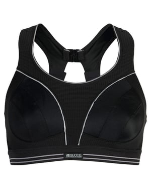 Stoßdämpfer Womens Black Sports BH