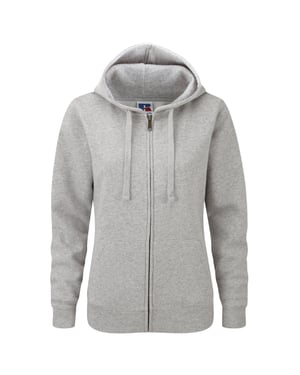Russell Ladies Premium Authentic Zipped Hoodie (3-Lagen-Gewebe) (Light Oxford)