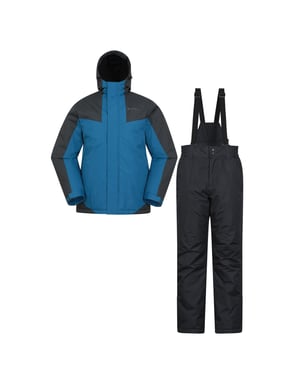 Mountain Warehouse - Skijacke und Hosen für Herren (Blau)