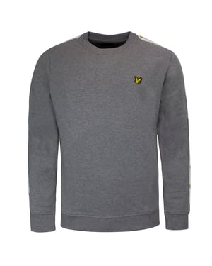Lyle & Scott Taped Herren Pullover Grau