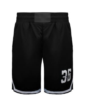 Boxraw 36 Atlas-Shorts von Teddy für Herren - Schwarz/Weiß