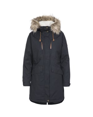 Trespass Womens/Ladies Faithful Wasserdichte Jacke (Dunkelgrau)