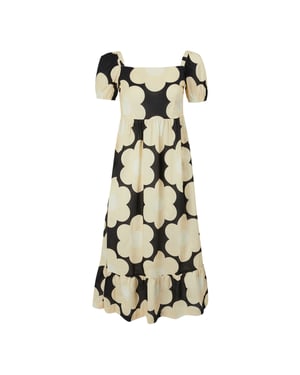 Regatta - "Orla Kiely" Midikleid für Damen - Sommer (Schwarz)