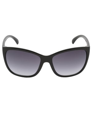 Calvin Klein Dunkelgraue Sonnenbrille mit Verlaufsglas und schwarzen Glasern
