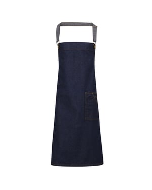 Premier District Schürze mit Latz (Indigo Denim)