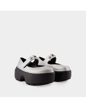 Stomp Mary Jane Ballerinas - Crocs - Synthetik - Silber