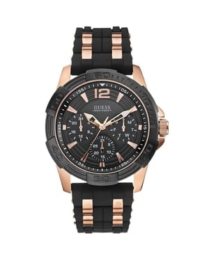 Guess W0366G3 Analoge Herrenuhr aus Edelstahl