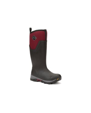 Muck Boots Arctic Ice Tall Rubber Schwarz/Maroon Gummistiefel