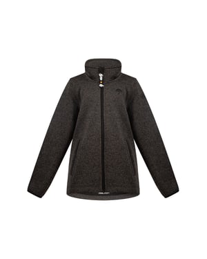 Schmuddelwedda Strickfleecejacke Mädchen (Kids) grau melange