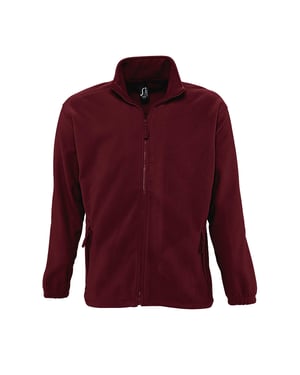 SOLS Herren Outdoor Fleece Jacke North (Burgunder)