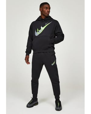 Nike Standard Issue Moto Overhead-Trainingsanzug in Schwarz