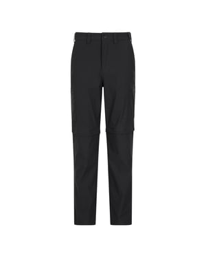 Mountain Warehouse Herren Trek Cabrio-Hose (Schwarz)
