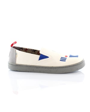 Toms x Star Wars Luca R2D2 Druck weiß niedriger Slip auf Trainer - Kinder
