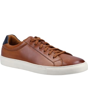 Hush Puppies Colton Leder Herren Tan Turnschuhe